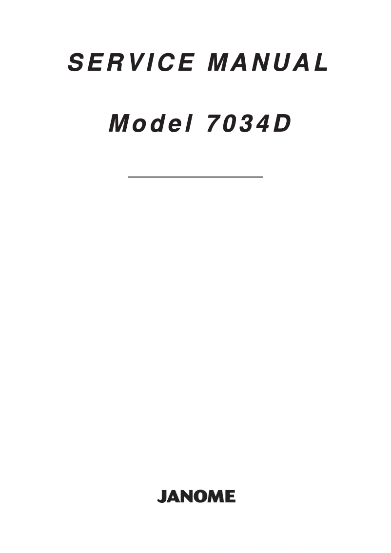 Image de la première page du manuel de l'appareil Magnolia 7034D