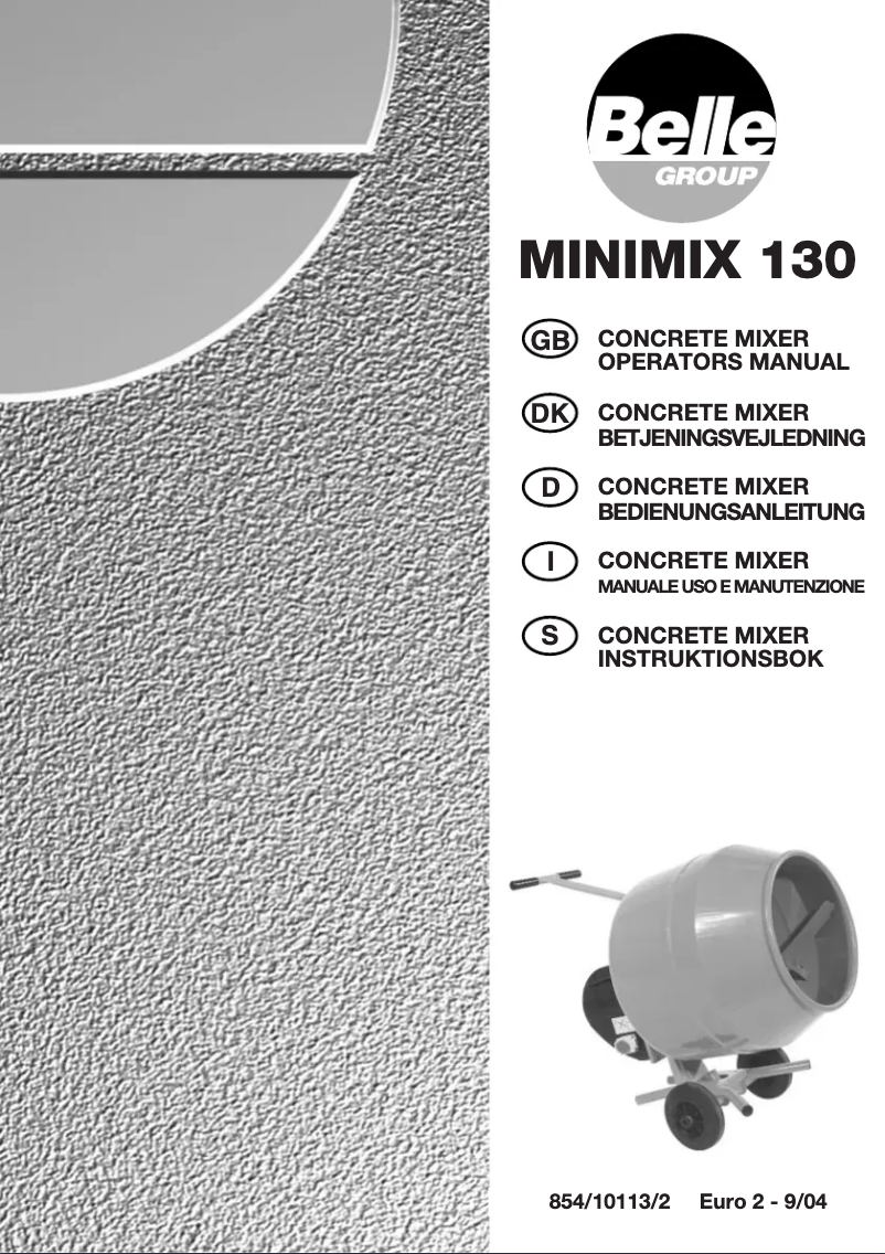 Image de la première page du manuel de l'appareil Minimix 130