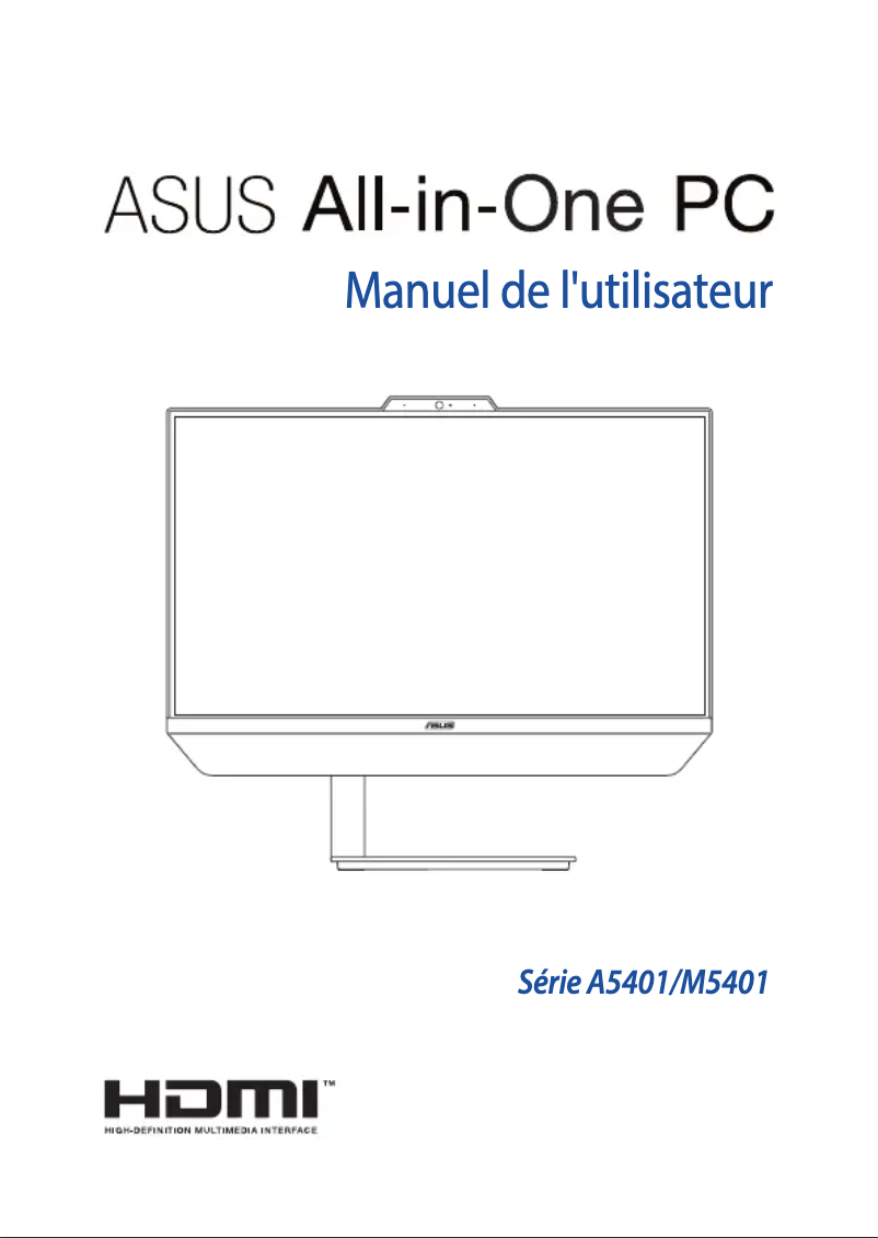 Page n°1 - Manuel utilisateur Asus Zen AiO A5401