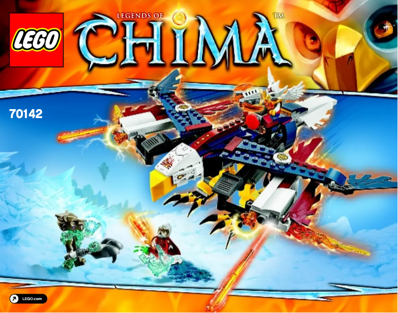 Page 1 de la notice Manuel utilisateur Lego Chima 70142