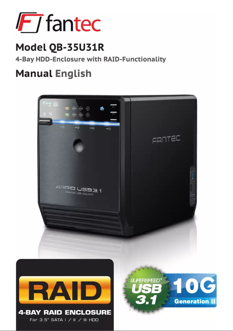 Image de la première page du manuel de l'appareil QB-35U31R