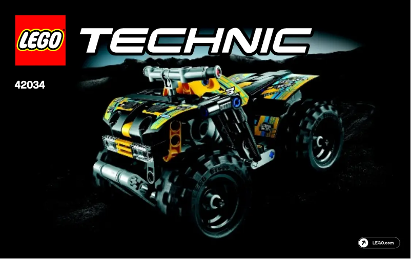 Page n°1 - Manuel utilisateur Lego Technic 42034