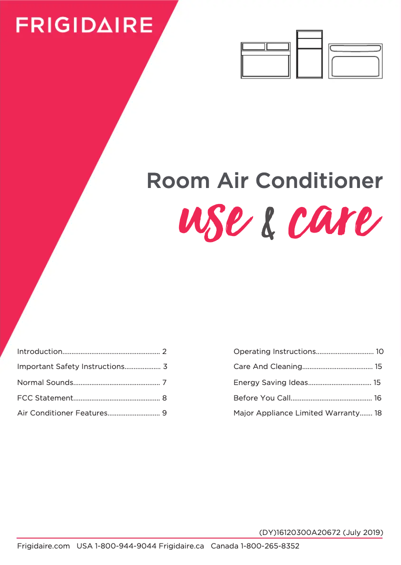 Image de la première page du manuel de l'appareil FHTW123WA1