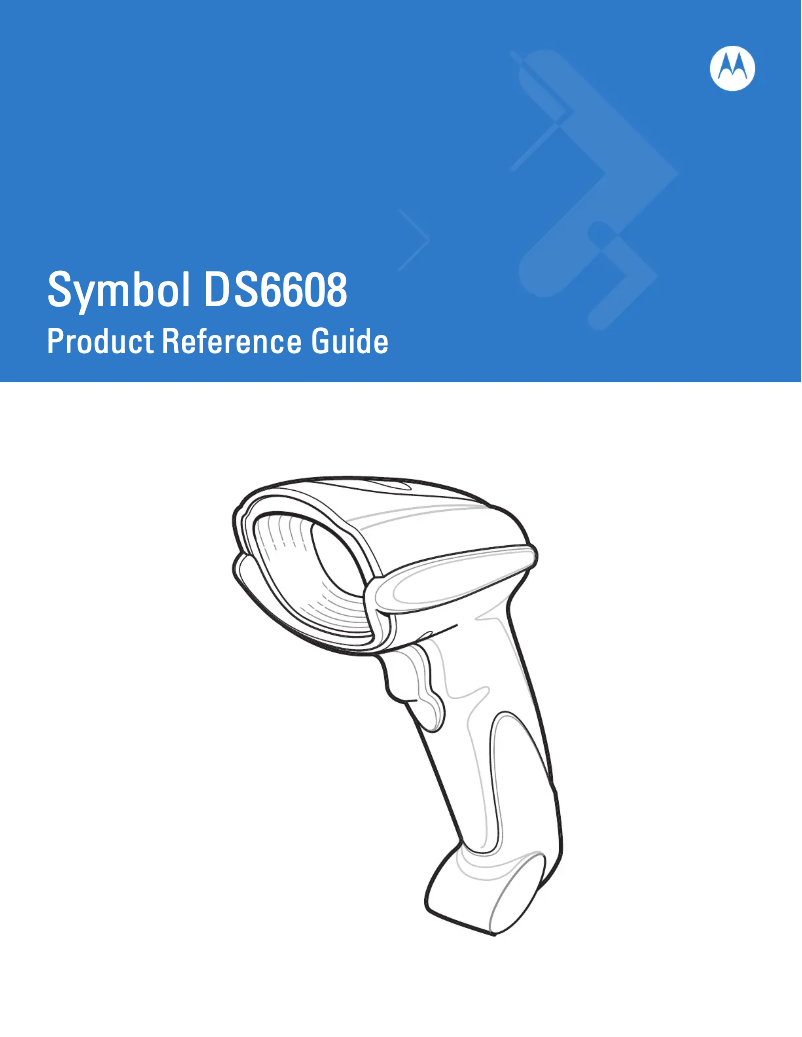 Page 1 de la notice Manuel utilisateur Zebra Symbol DS6608