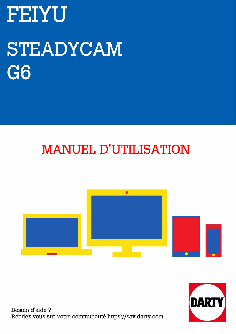 Image de la première page du manuel de l'appareil G6
