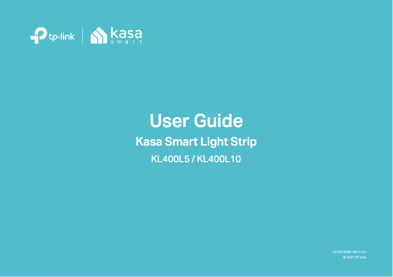 Page n°1 - Manuel utilisateur TP-Link Kasa Smart KL400L5