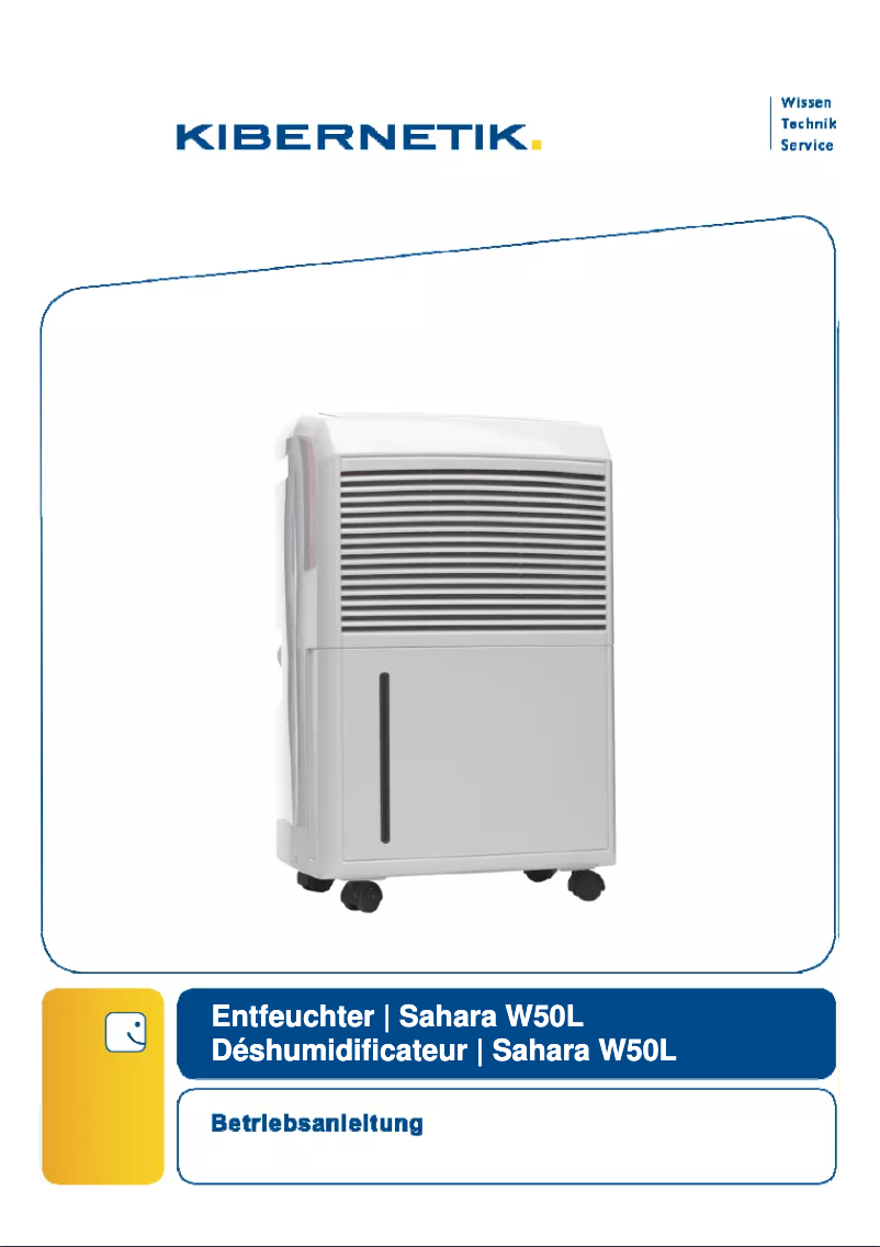 Image de la première page du manuel de l'appareil 008641EFWI-W50L