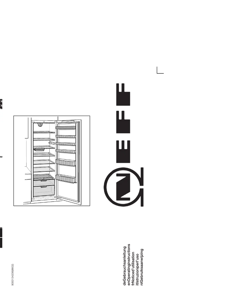 Page 1 de la notice Manuel utilisateur Neff K 4624 X6