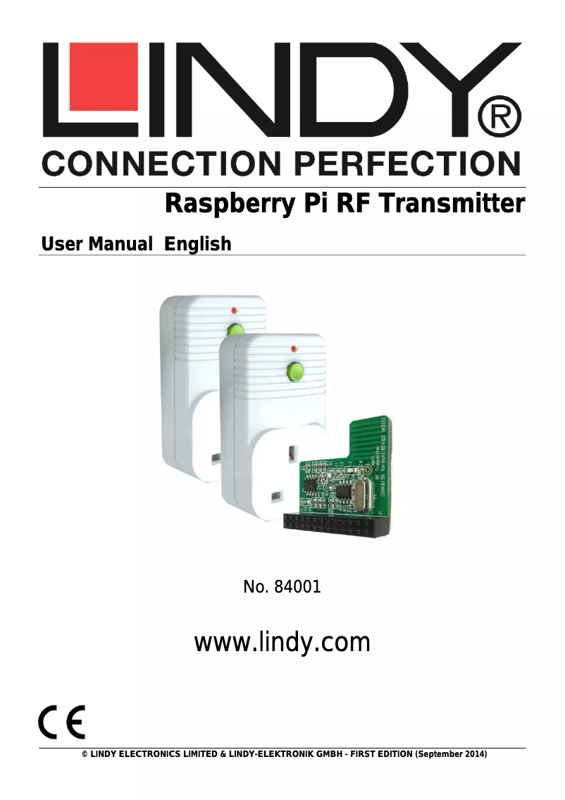 Page 1 de la notice Manuel utilisateur Lindy 84001