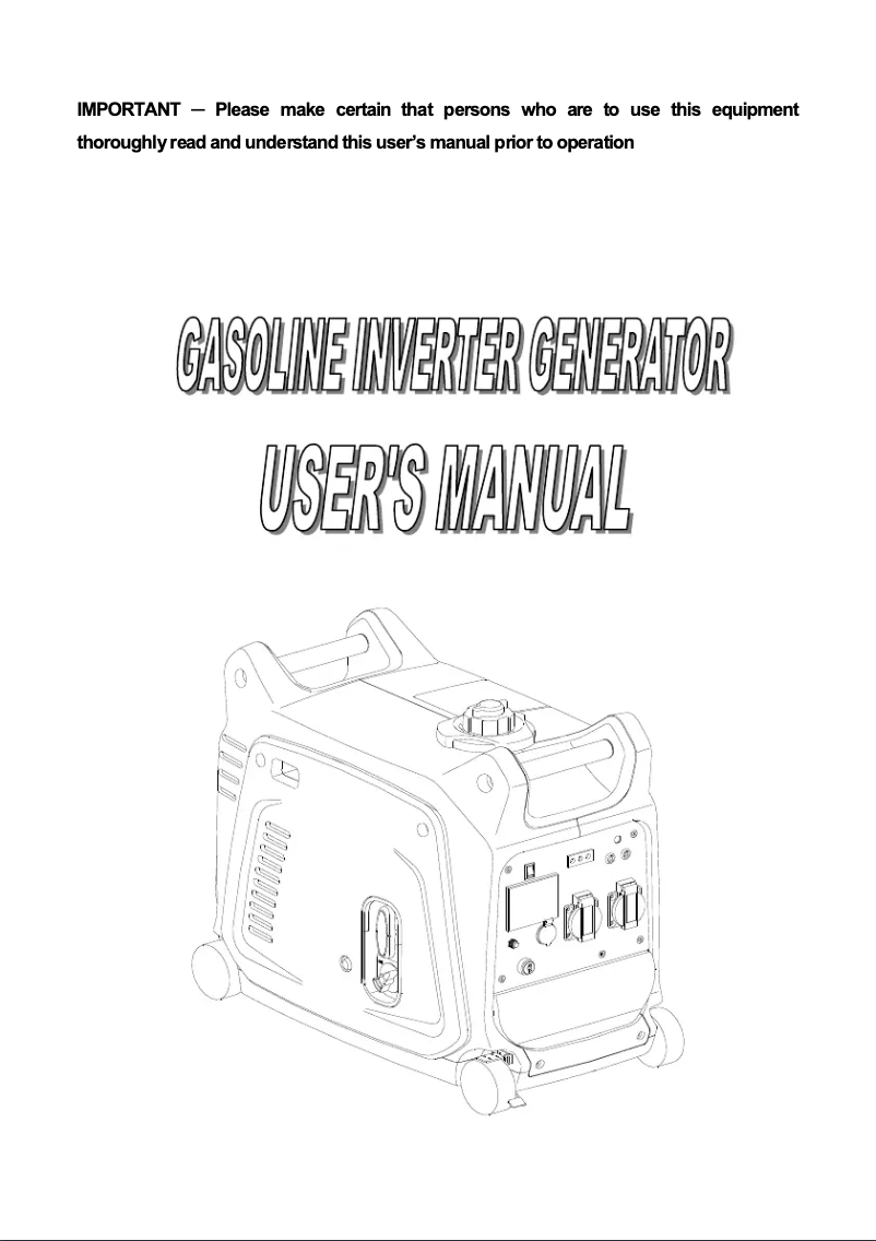 Image de la première page du manuel de l'appareil Inverter 3.5kW