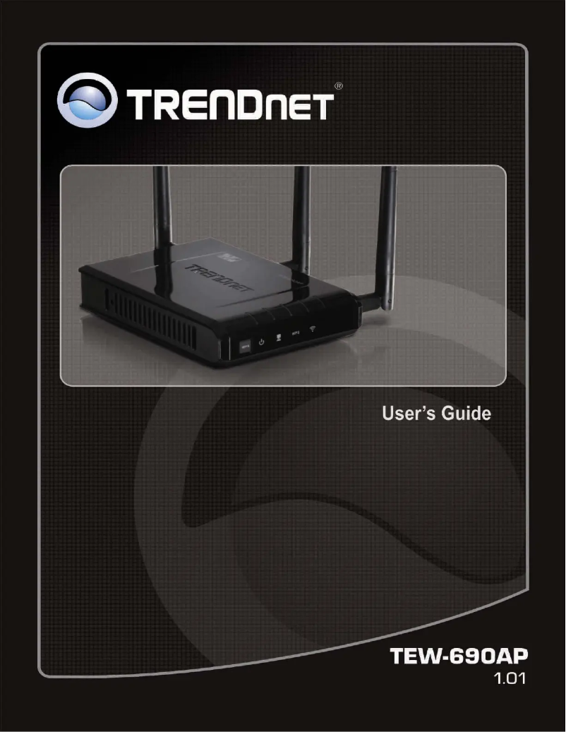 Image de la première page du manuel de l'appareil TEW-690AP