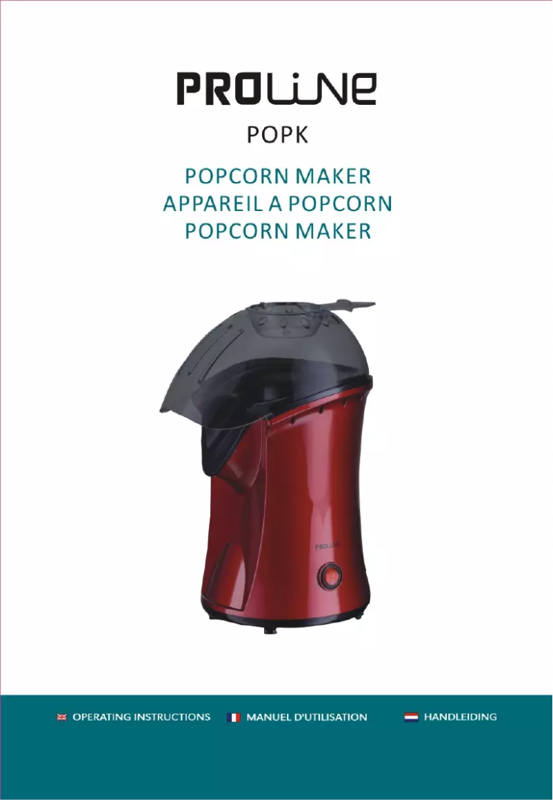 Page 1 de la notice Manuel utilisateur Proline POPK