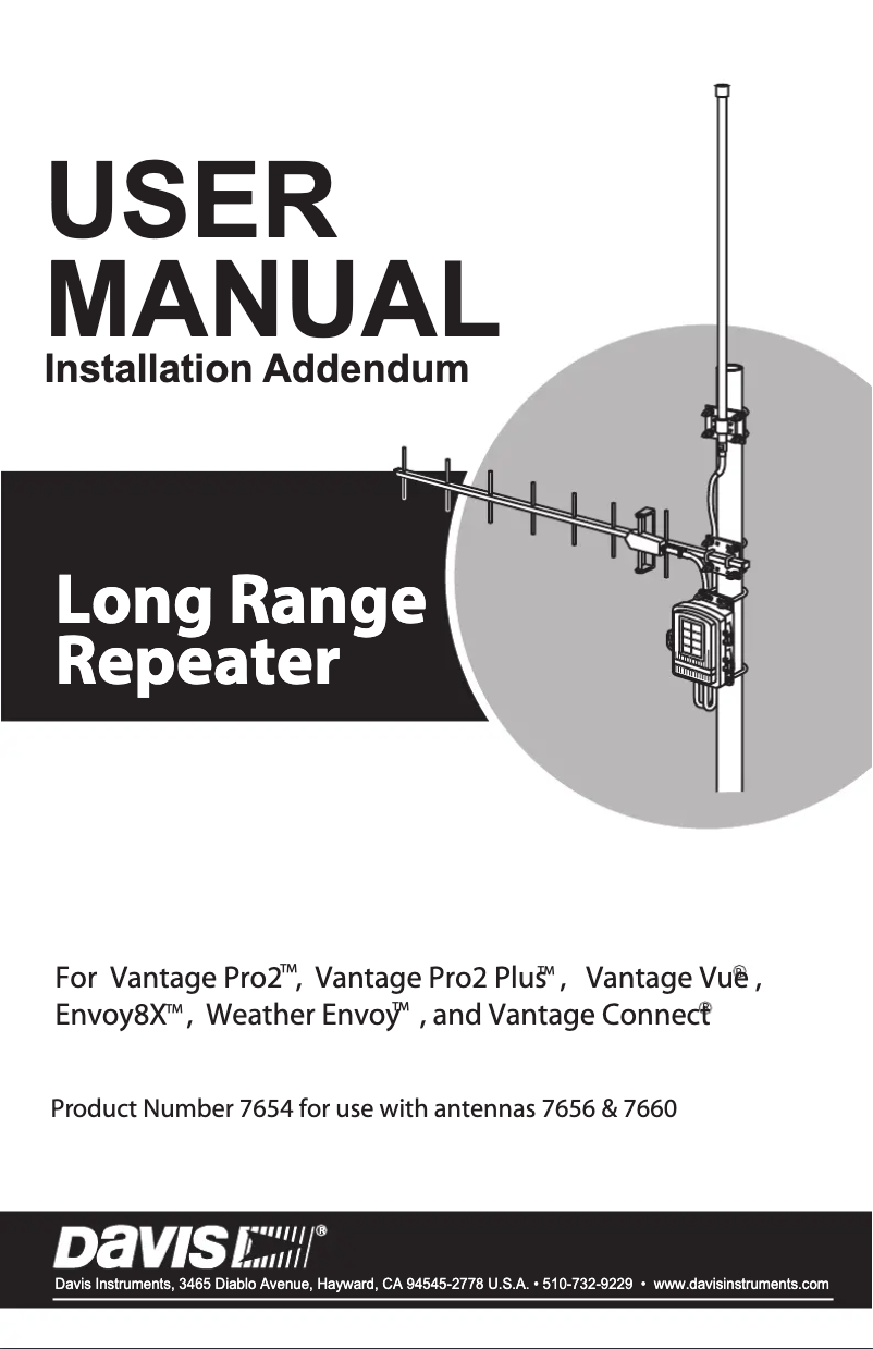 Page 1 de la notice Manuel utilisateur Davis DAV-7654