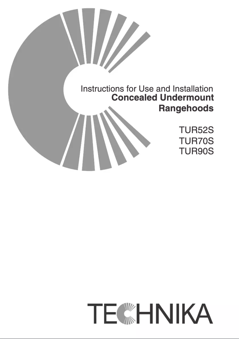Page 1 de la notice Manuel utilisateur Technika TUR70S