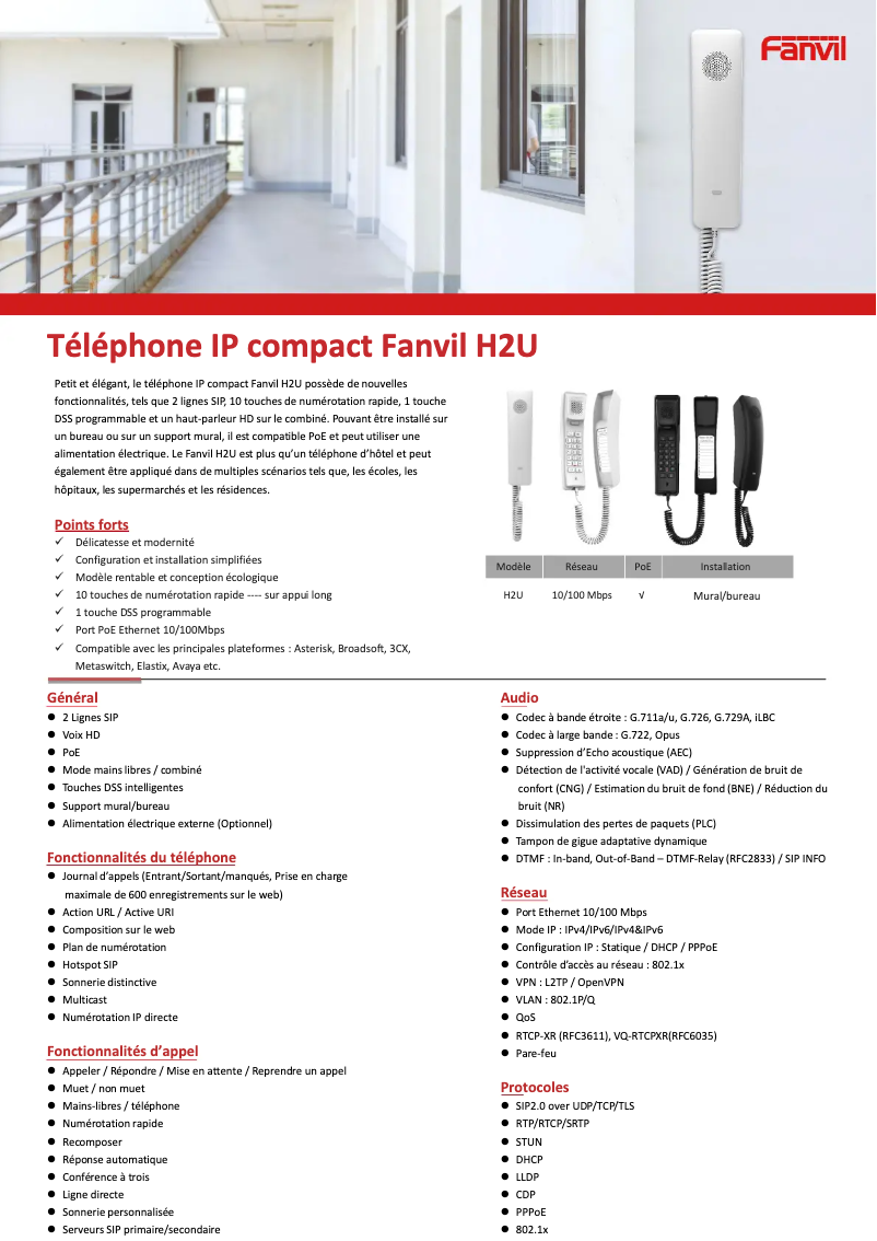 Imagen de la primera página del manual del dispositivo H2U