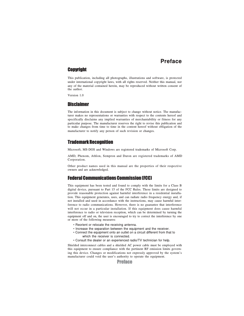 Image de la première page du manuel de l'appareil A880GM-M7
