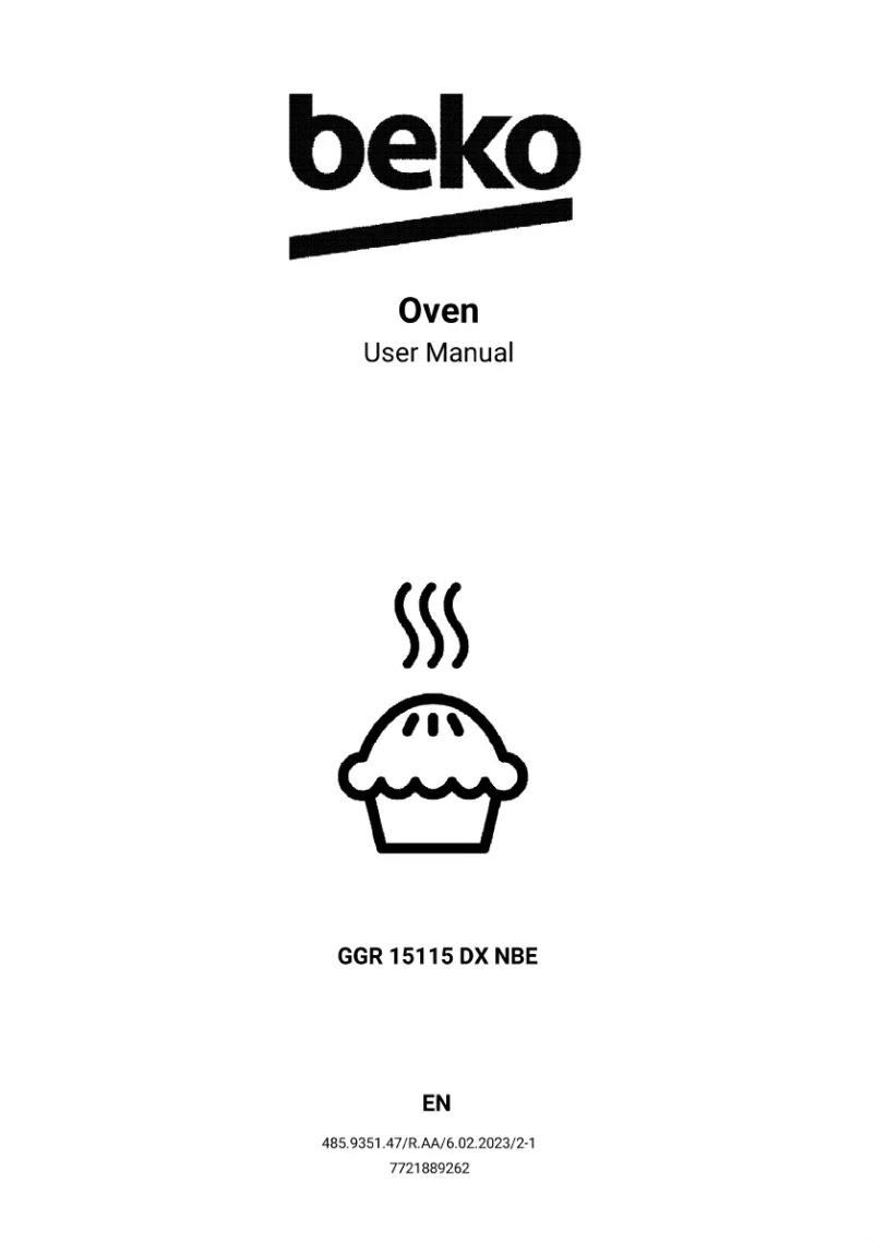 Page 1 de la notice Manuel utilisateur Beko GGR 15115 DX NBE