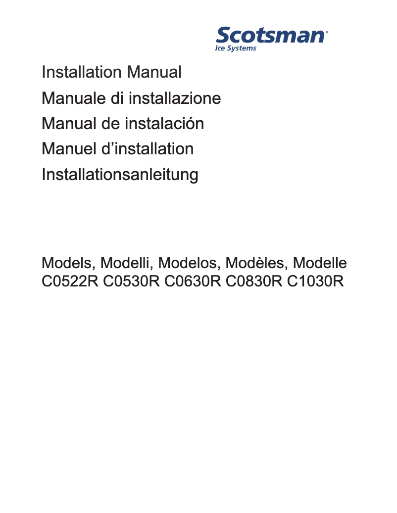 Image de la première page du manuel de l'appareil Prodigy Plus C0630R