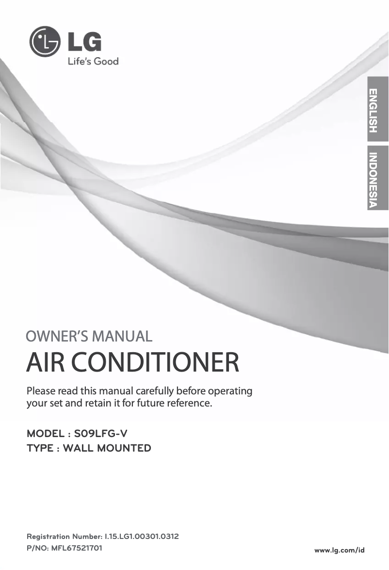 Página 1 del manual Manual de usuario LG S09LFG-V