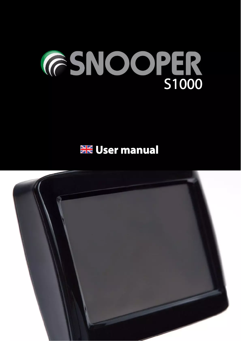 Page 1 de la notice Manuel utilisateur Snooper S900 TruckMate