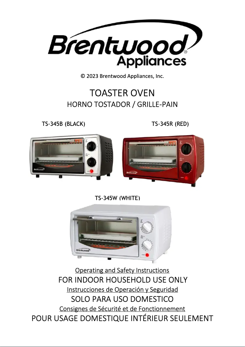 Image de la première page du manuel de l'appareil TS-345W