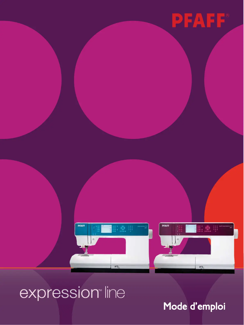 Image de la première page du manuel de l'appareil Quilt Expression 4.2