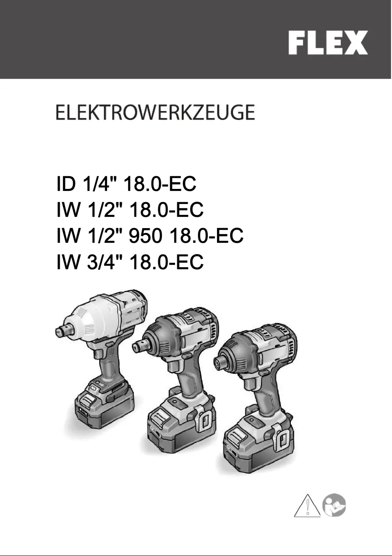 Image de la première page du manuel de l'appareil IW 1/2" 950 18.0-EC