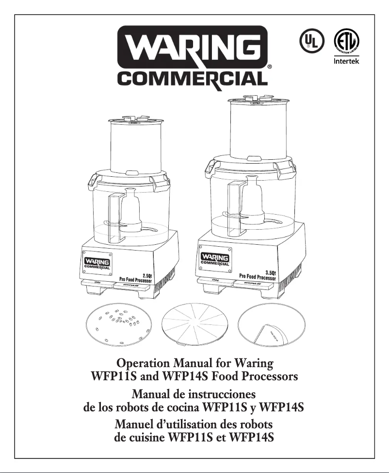 Image de la première page du manuel de l'appareil WFP14S