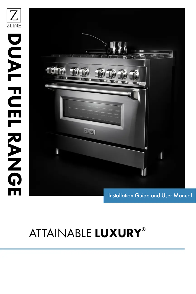 Page 1 de la notice Guide d'installation ZLine DuraSnow RAS-SN-48