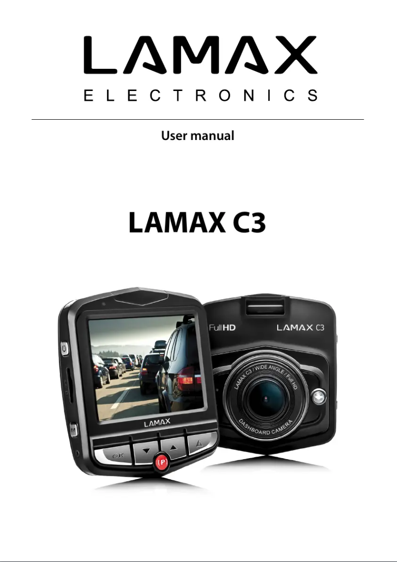 Page n°1 - Manuel utilisateur Lamax Drive C3
