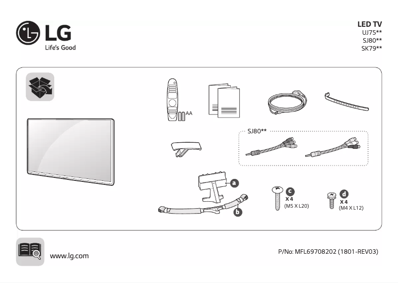 Página 1 del manual Manual de usuario LG 65SK7900PVB