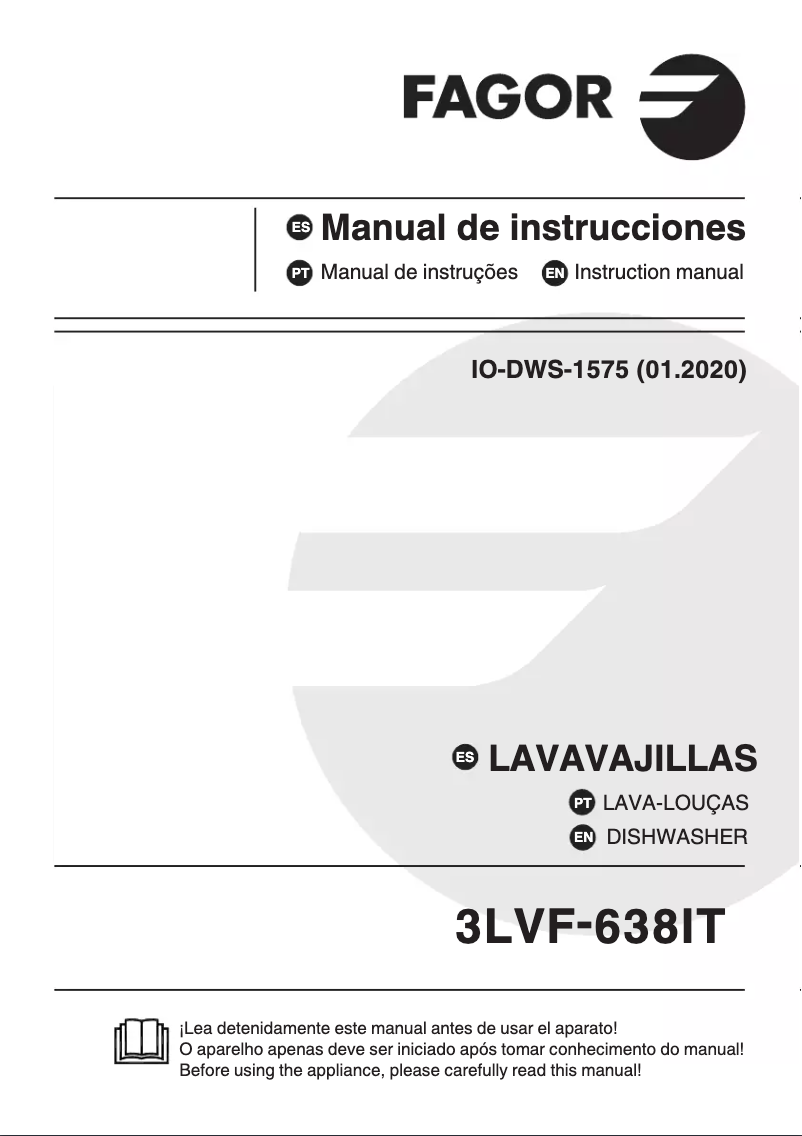 Image de la première page du manuel de l'appareil 3LVF-638IT