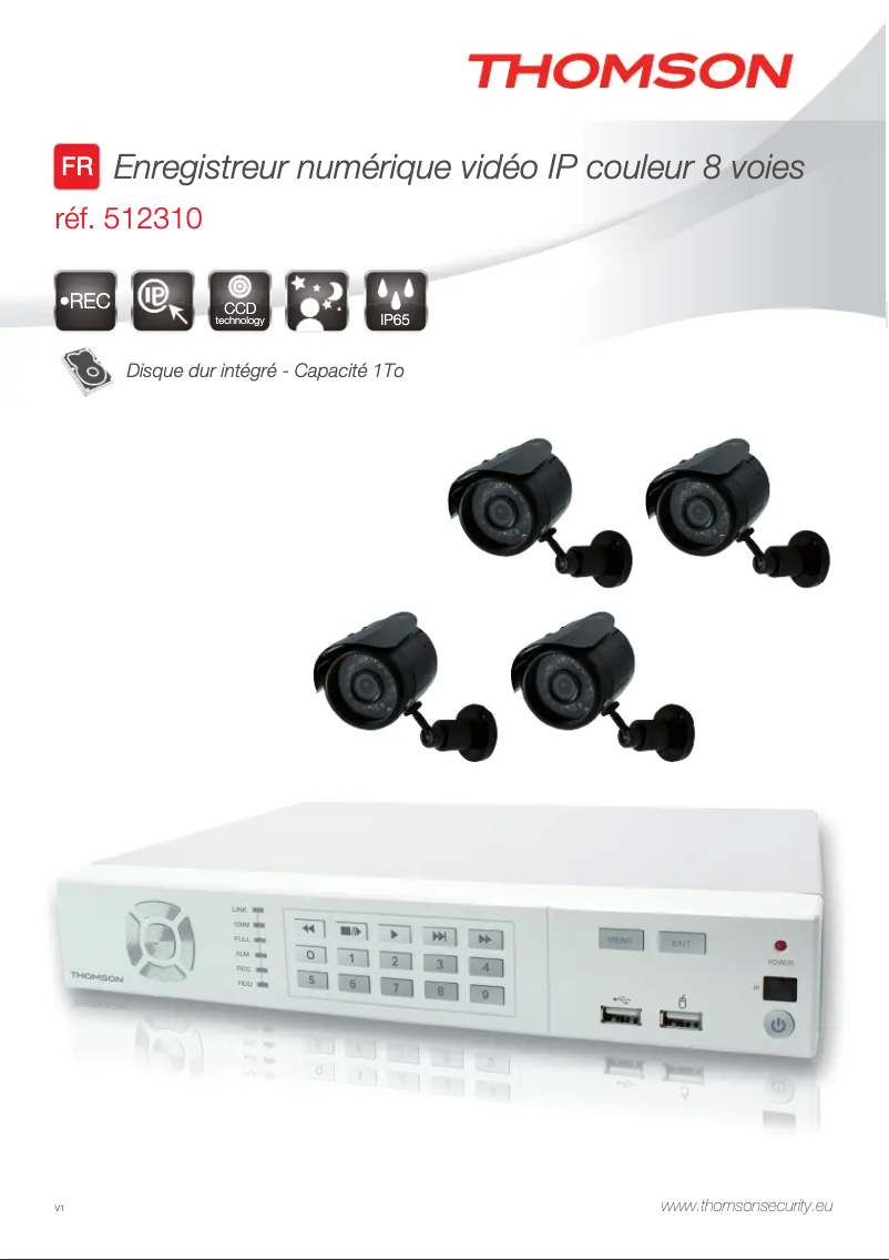 Page n°1 - Manuel utilisateur Thomson 512310