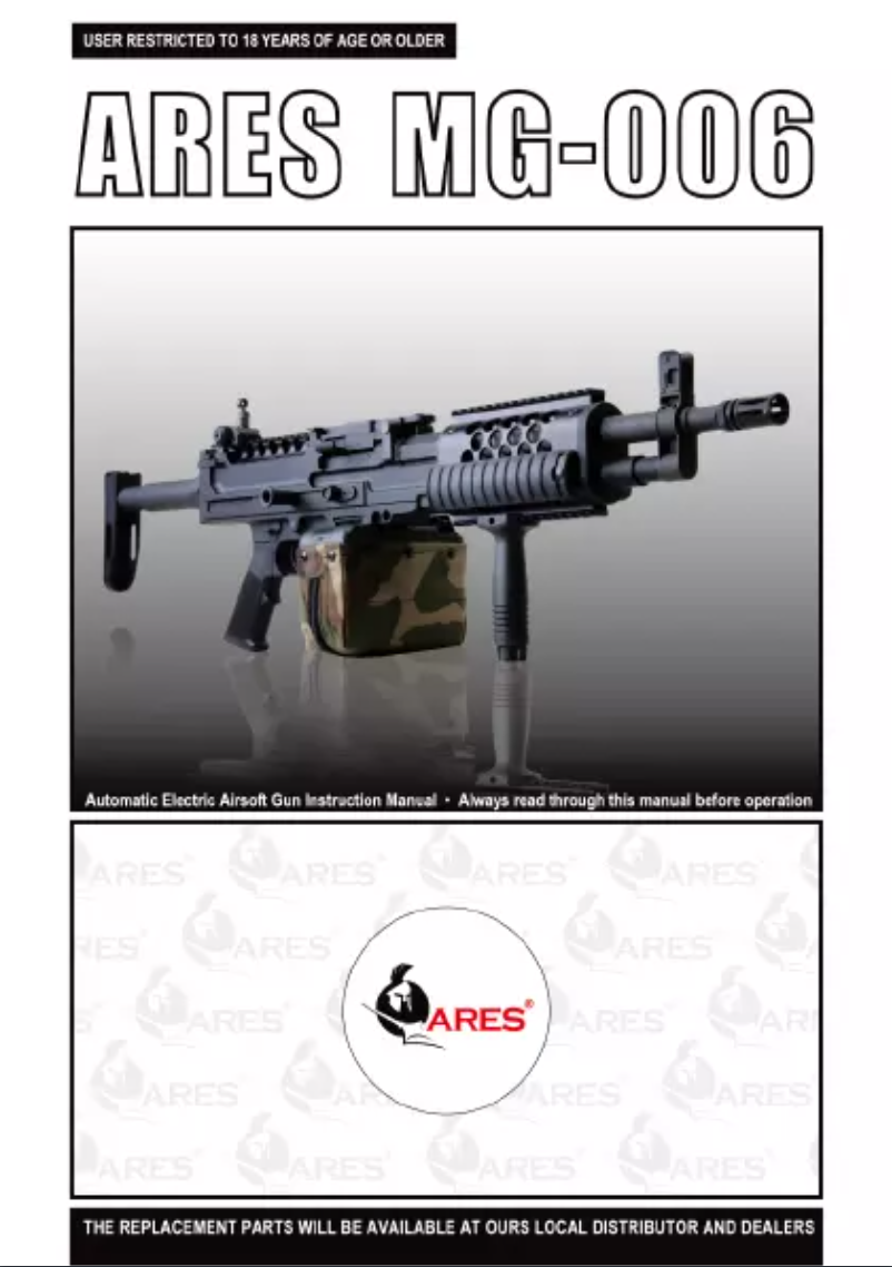 Image de la première page du manuel de l'appareil MG-006