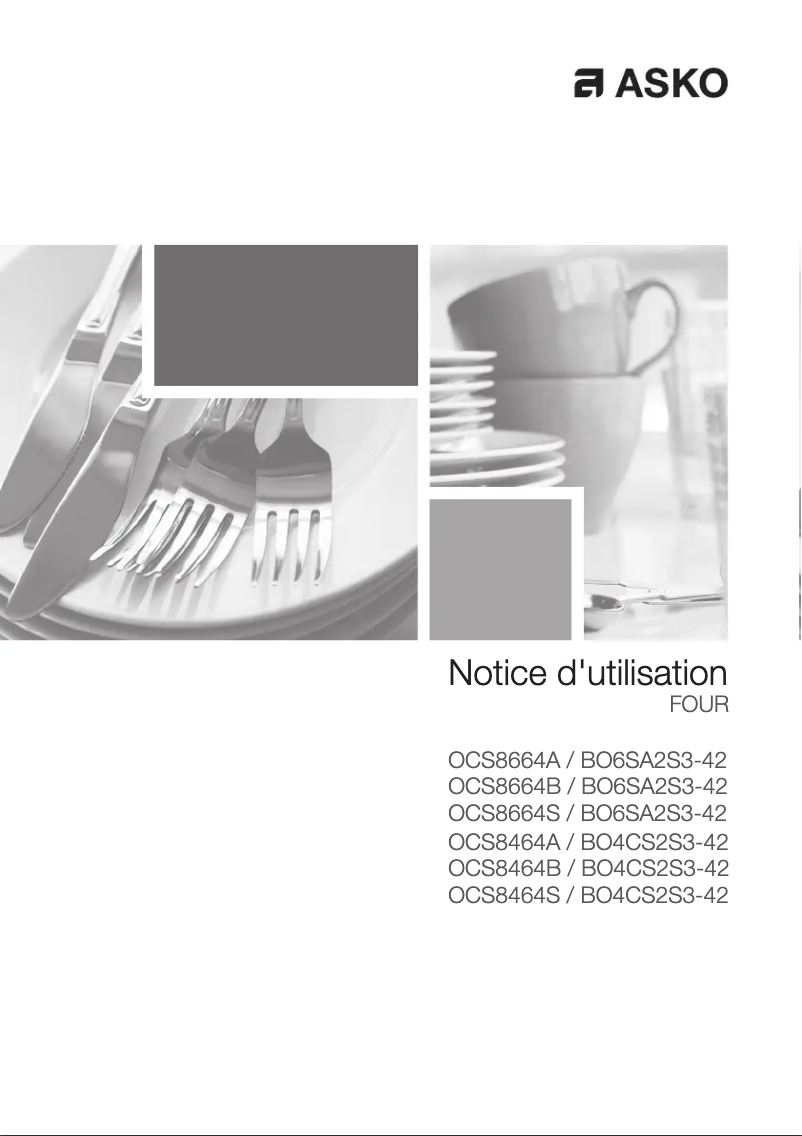 Página 1 del manual Manual de usuario Asko OCS8464S