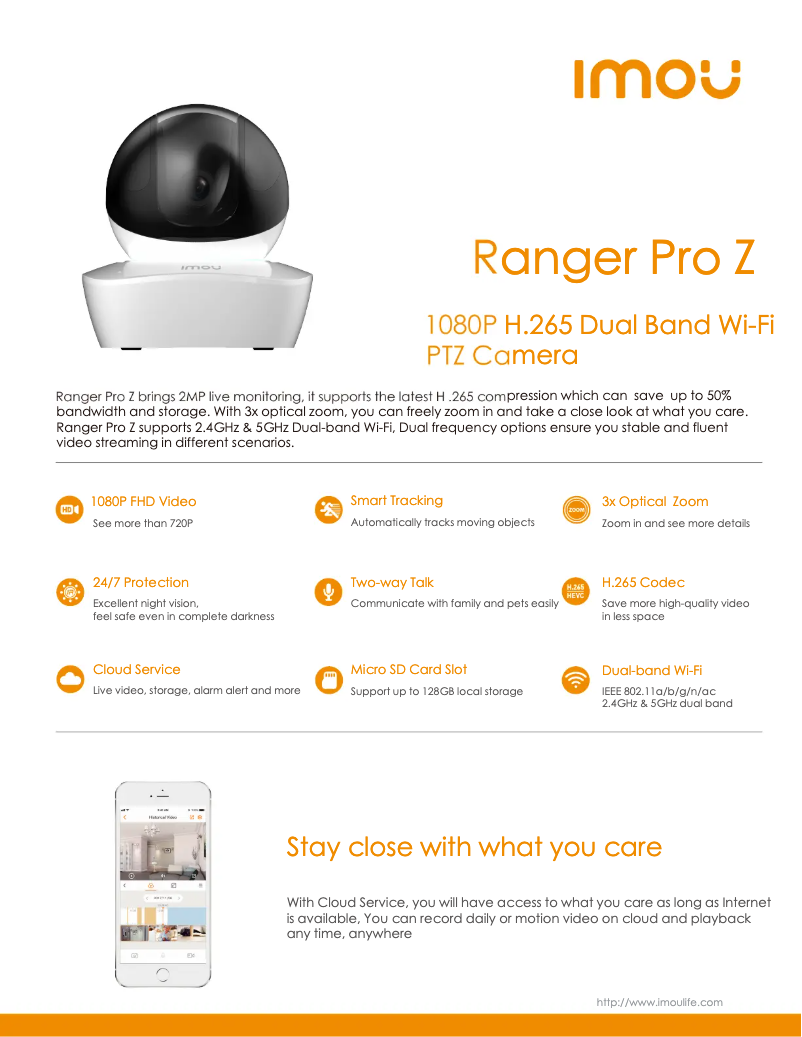 Image de la première page du manuel de l'appareil Ranger Pro Z