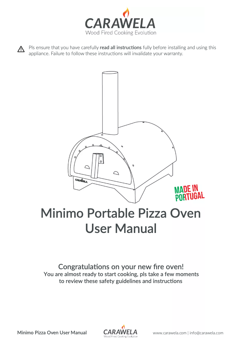 Image de la première page du manuel de l'appareil Minimo