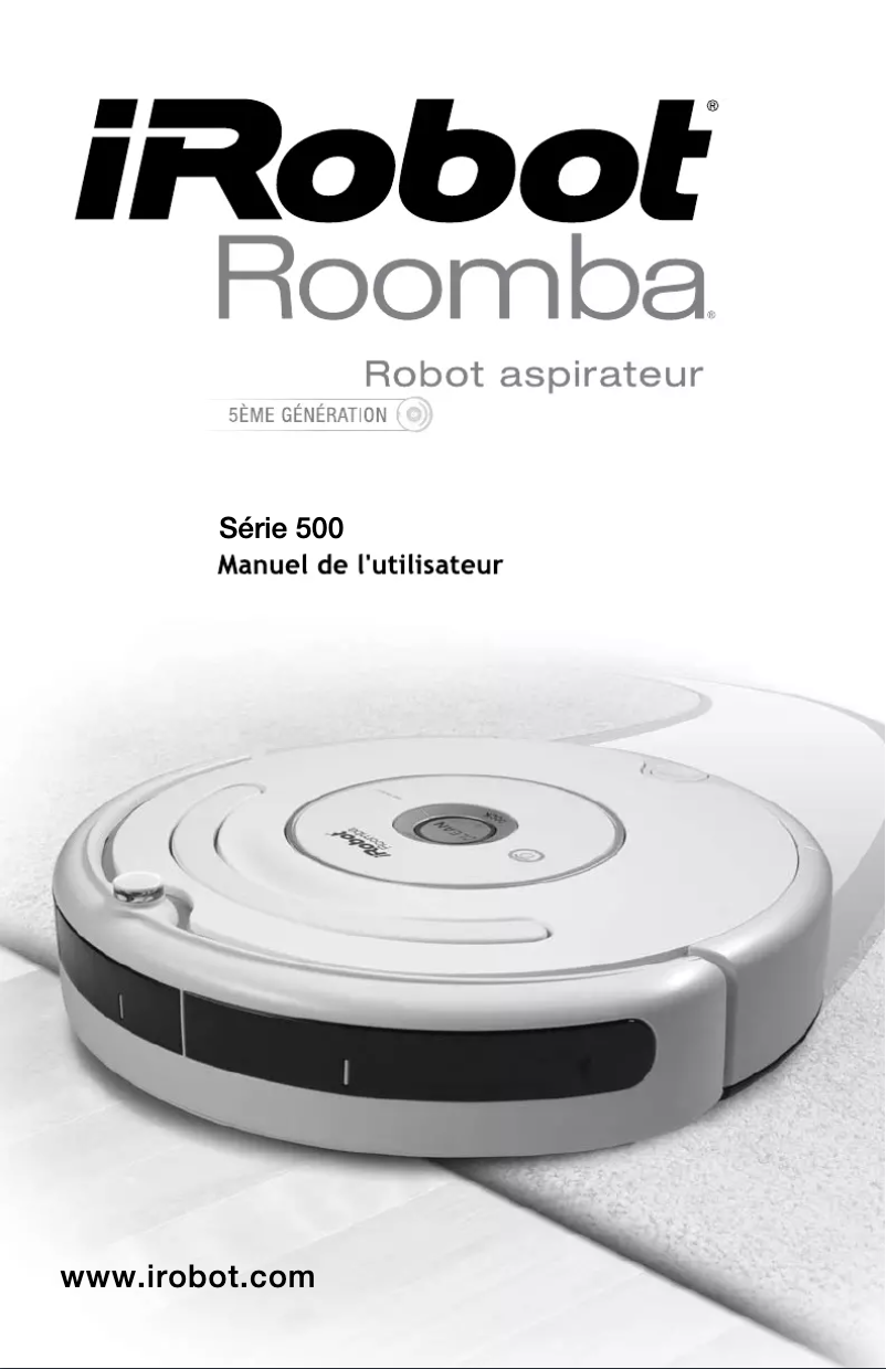 Image de la première page du manuel de l'appareil Roomba 505
