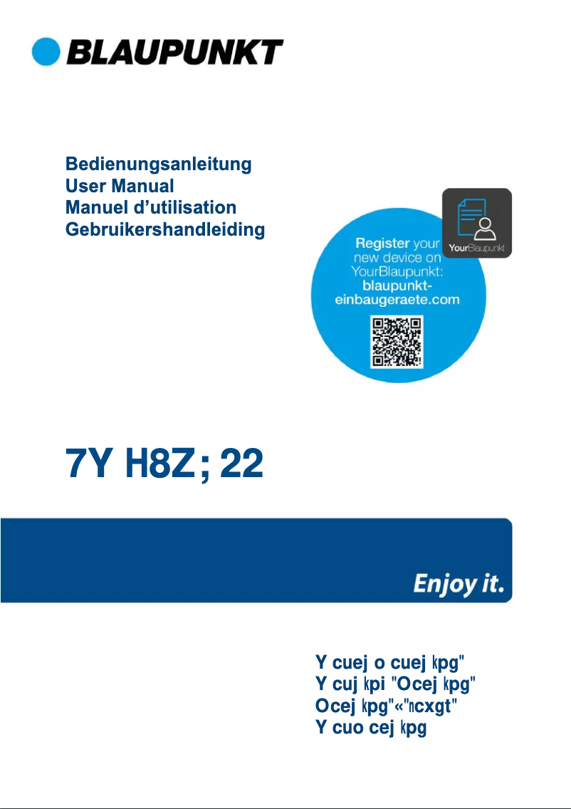 Page 1 de la notice Guide d'installation Blaupunkt 5WF6X900