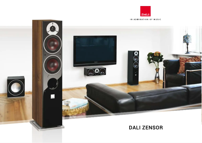 Page 1 de la notice Brochure Dali Zensor Pico Vokal