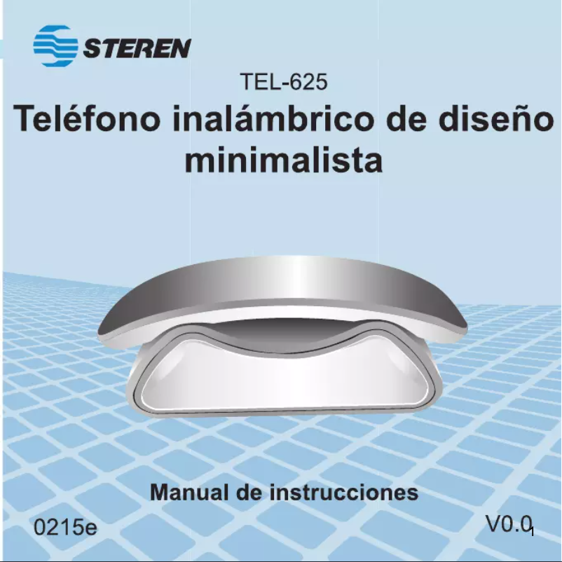 Imagen de la primera página del manual del dispositivo TEL-625