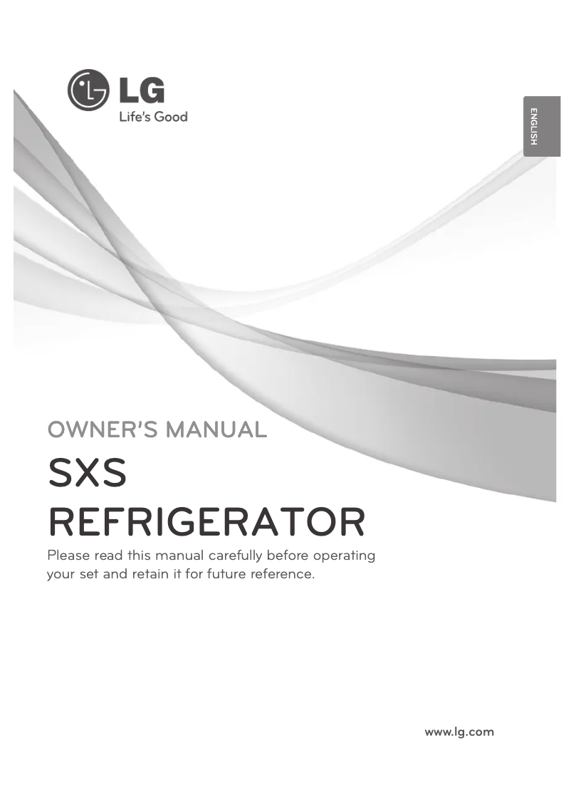 Image de la première page du manuel de l'appareil GS3159SWHV