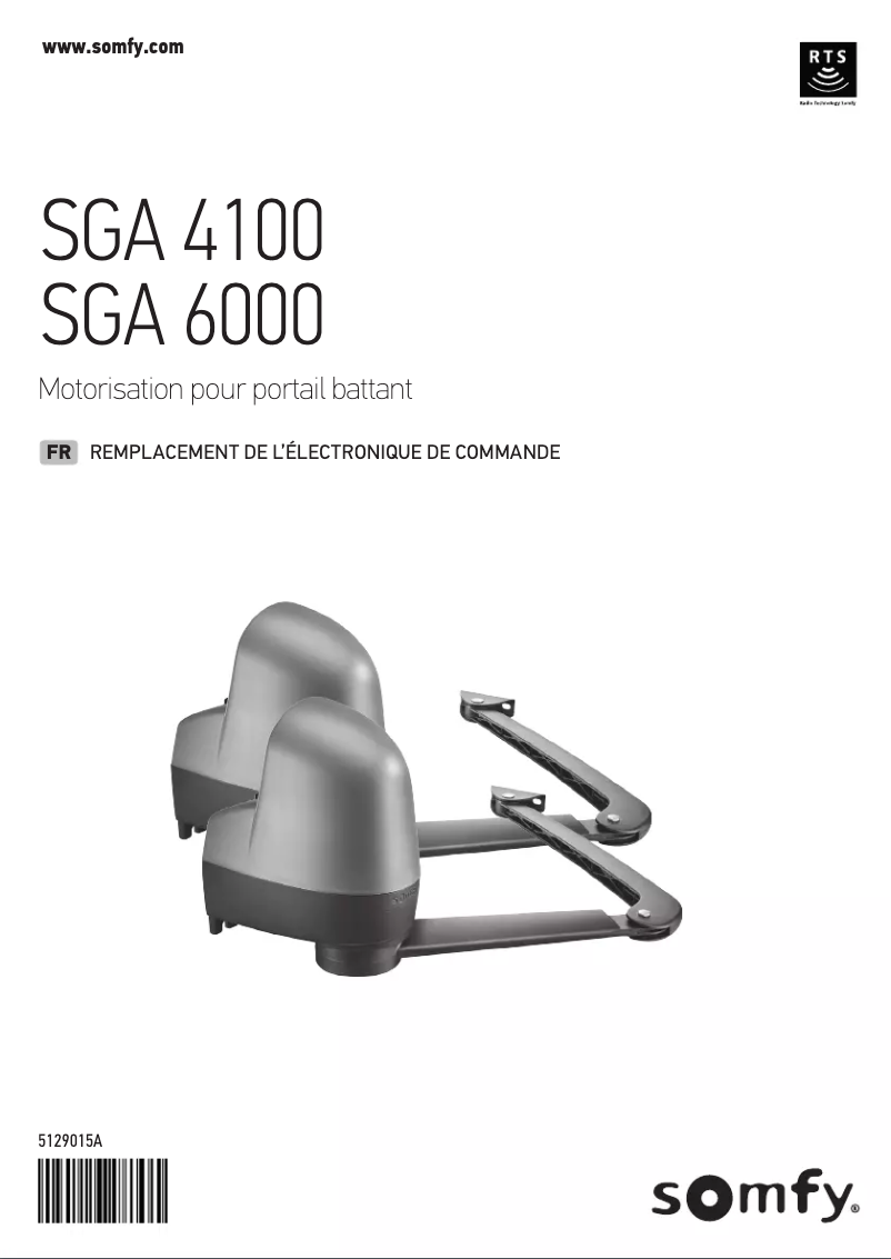 Image de la première page du manuel de l'appareil SGA 4100