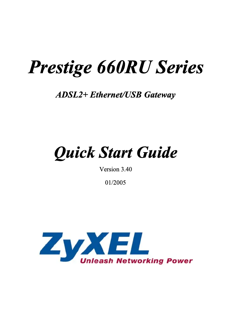 Image de la première page du manuel de l'appareil P-660RU-T1