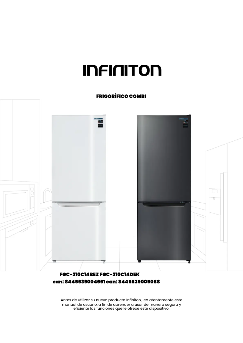 Page 1 de la notice Manuel utilisateur Infiniton FGC-210C14BEZ