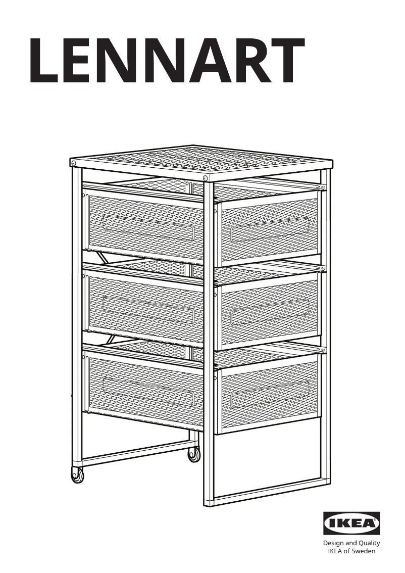 Page 1 de la notice Manuel utilisateur Ikea LENNART 303.261.77