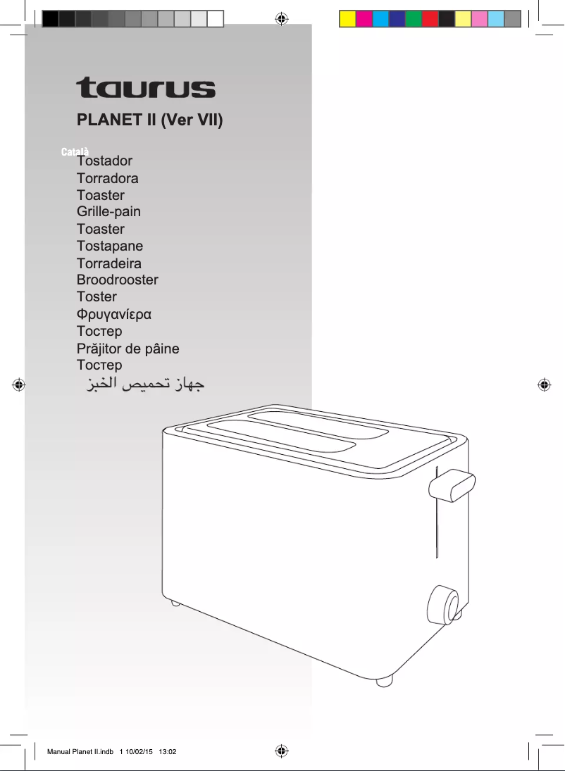 Página 1 del manual Manual de usuario Taurus Planet II