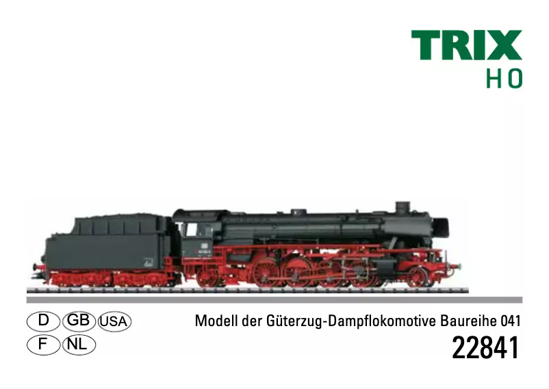 Page 1 de la notice Manuel utilisateur Trix 22841