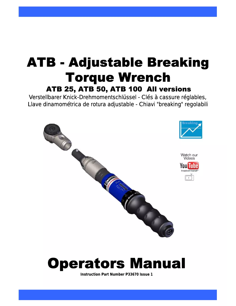 Page 1 de la notice Manuel utilisateur Gedore ATB 25 D