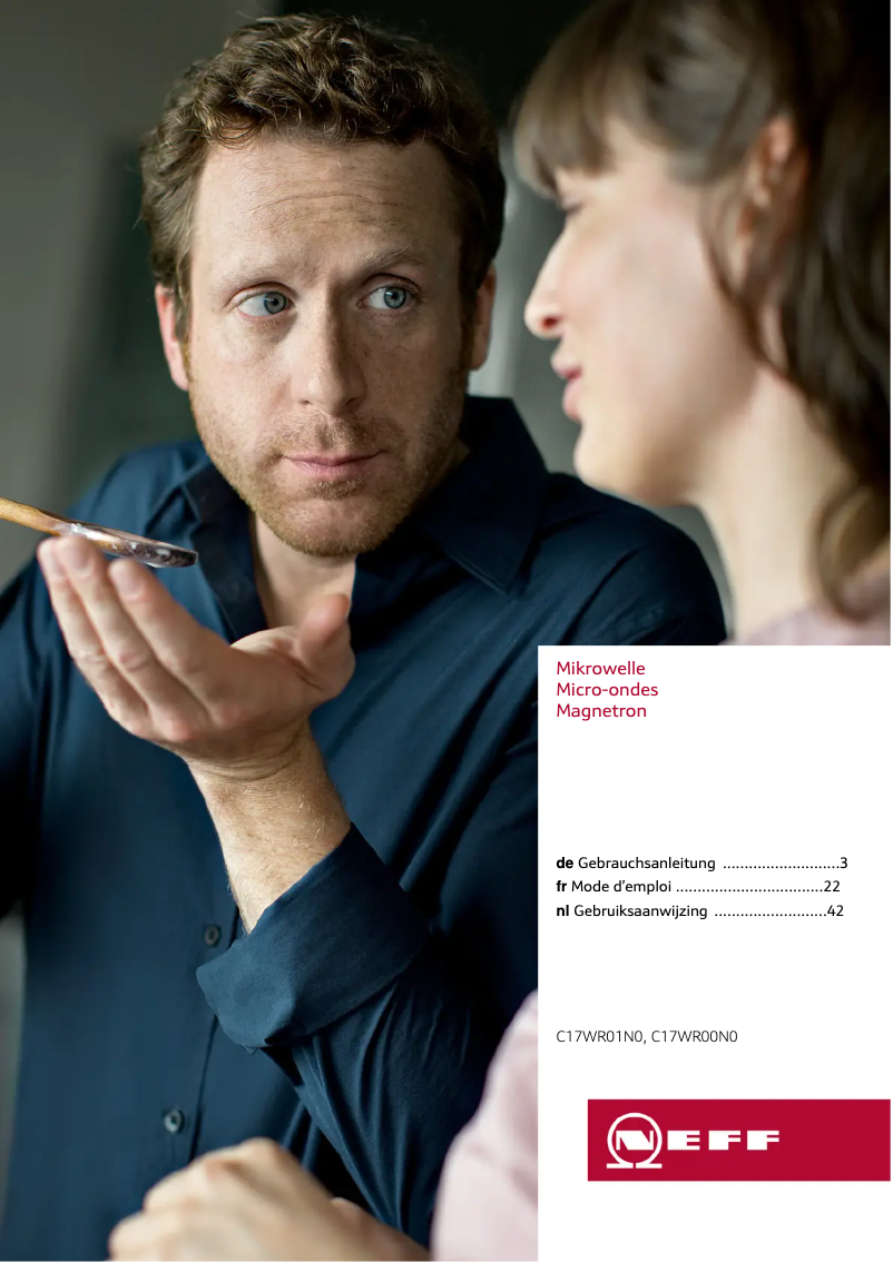 Page 1 de la notice Manuel utilisateur Neff CWR1701N